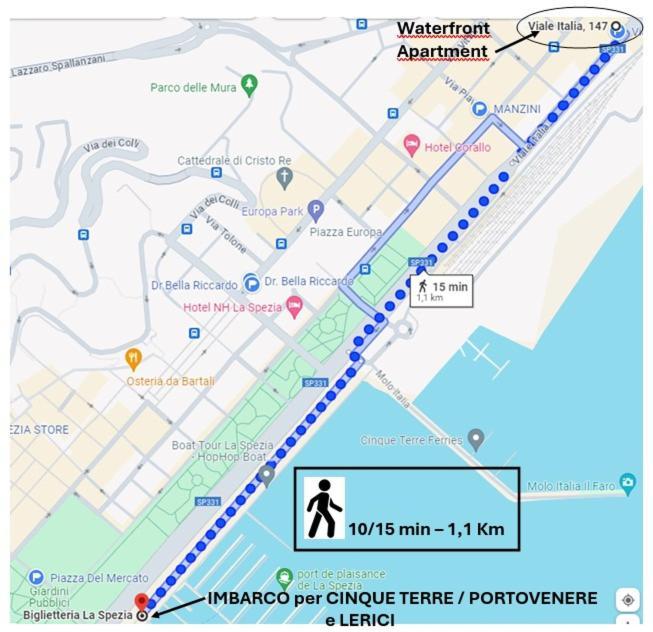Waterfront Apartment لا سبيتسْيا المظهر الخارجي الصورة